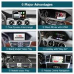 Apple CarPlay Android Auto for Mercedes Benz A B C E Class CLA GLA CLS ML G GL GLK SLK - Bilde 3