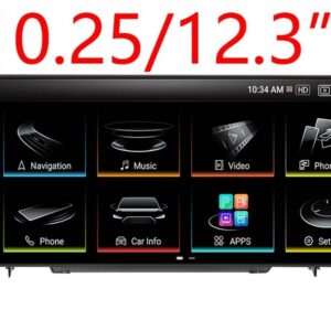 Audi A1(8X) 2010-2018 Android bilstereo multimedia bilnavigasjon skjerm