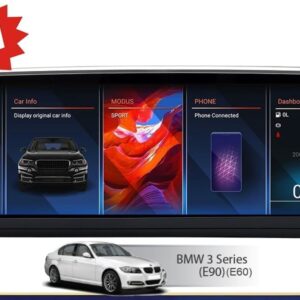 BMW E60 E61 E63 E64 BMW E90 E91 E92 Android Bilstereo, multimedia bilnavigasjon