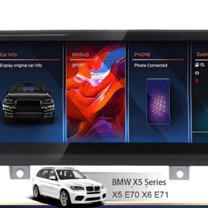 BMW X5 E70 X6 E71, E72 (2007-2014) Android bilstereo multimedia bilnavigasjon