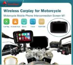 Motorsykkel GPS-Navigasjon med Carplay, 5" IPS Touchskjerm