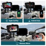 Motorsykkel GPS-Navigasjon med Carplay, 5" IPS Touchskjerm - Bilde 3
