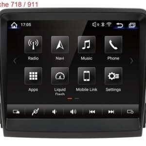 Porsche 718/ Porsche 911 (2012-2023) Retrofit Android bilstereo multimedia bilnavigasjon