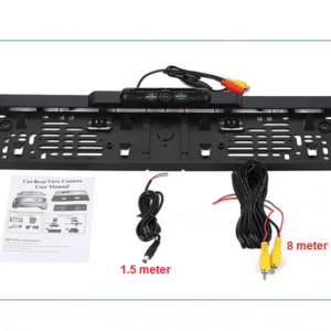 EU-nummerskilt bil ryggekamera 4 lysdioder for mørk synlighet