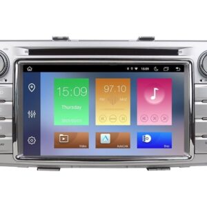 Toyota Hilux 2012-2015 Android bilstereo multimedia bilnavigasjon